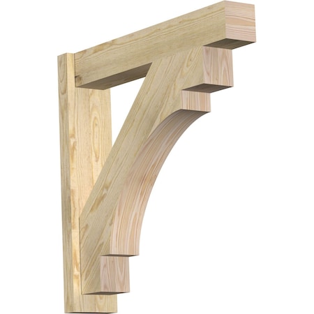 Merced Block Rough Sawn Outlooker, Douglas Fir, 6W X 30D X 30H